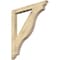 Ekena Millwork Funston Traditional Rough Sawn Bracket, Douglas Fir, 4"W x 42"D x 48"H BKT04X42X48FST01RDF - alternate 1